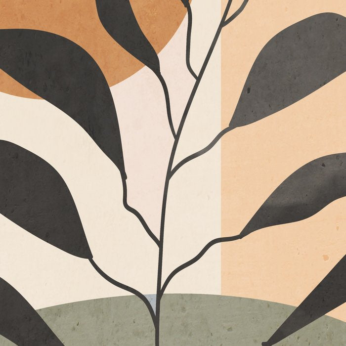 Tropical Leaf- Abstract Art 23 Coffee Mug Gallery Image 2