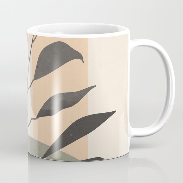 Tropical Leaf- Abstract Art 23 Coffee Mug Gallery Image 1