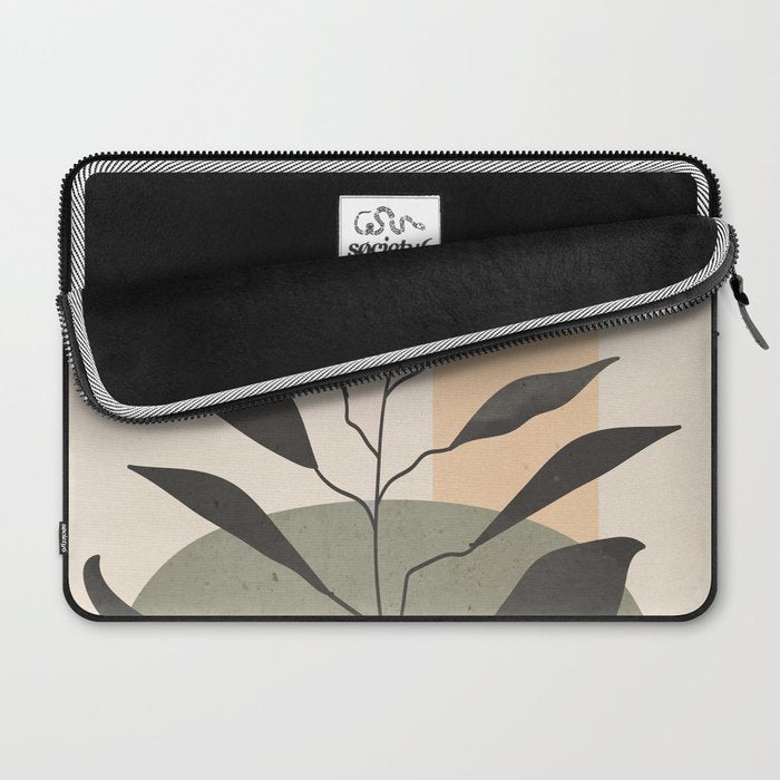 Tropical Leaf- Abstract Art 23 Laptop Sleeve Gallery Image 2