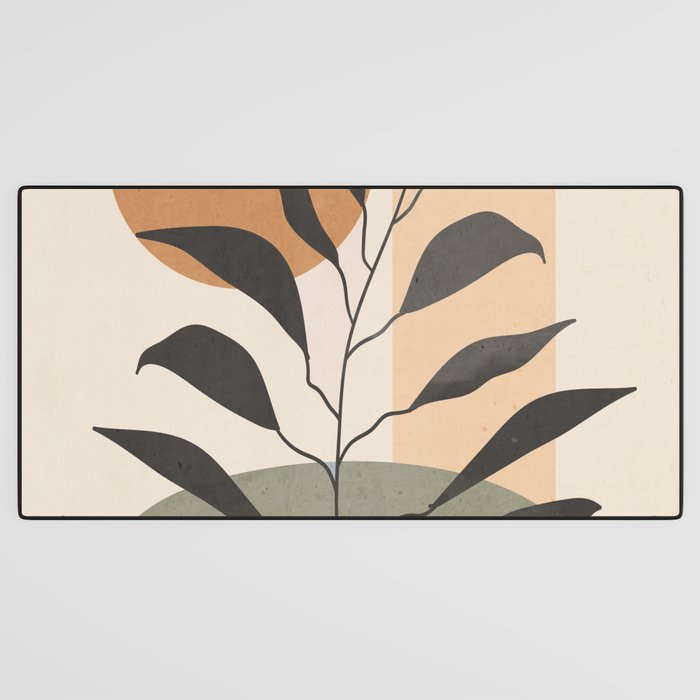 Tropical Leaf- Abstract Art 23 Desk Mat Gallery Image 3