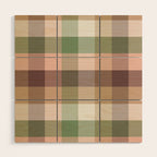 Timberland Gingham Plaid Cozy Heirloom Multi Wood Wall Art Gallery Image 1