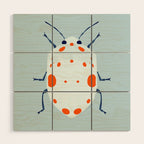 Cute beetle Wood Wall Art Gallery Image 1