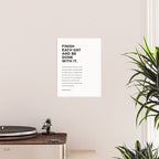 Finish each day and be done with it.  Poster Gallery Image 2