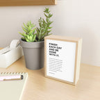 Finish each day and be done with it.  Mini Art Print Gallery Image 2