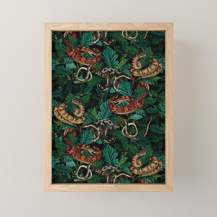 Dangers in the forest Mini Art Print Gallery Image 1