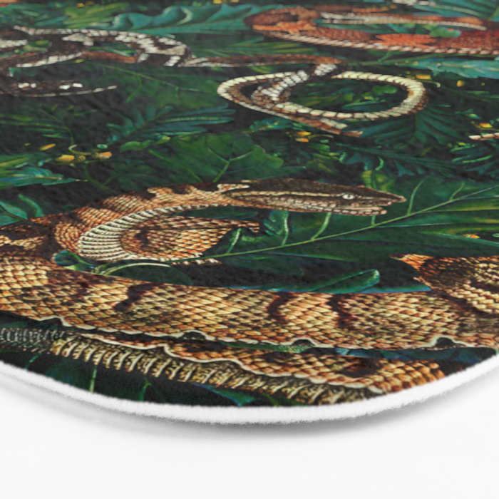 Dangers in the forest Bath Mat Gallery Image 3