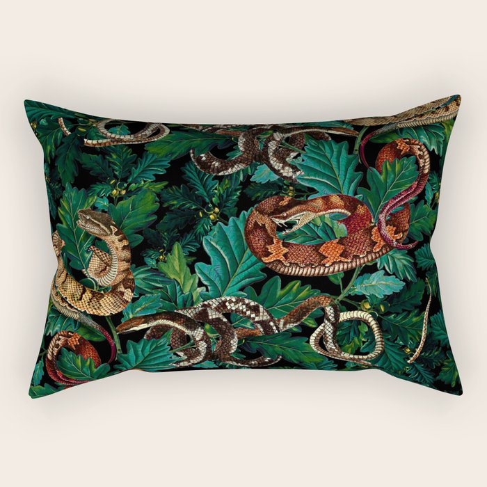 Dangers in the forest Rectangular Pillow Gallery Image 1