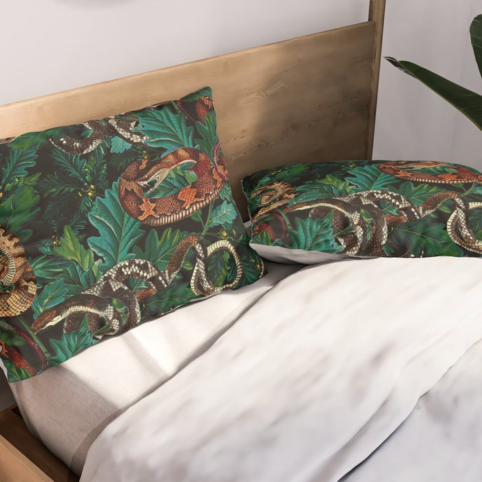 Dangers in the forest Pillow Sham Gallery Image 2