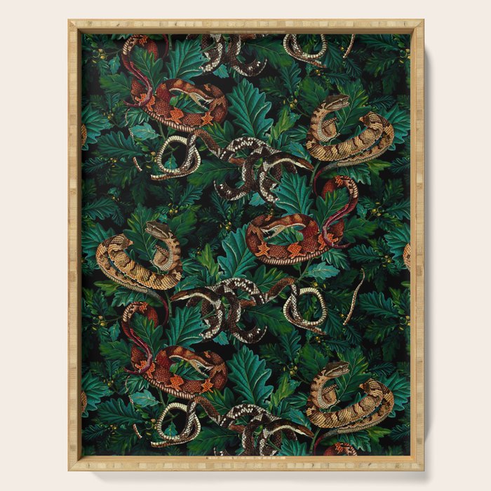 Dangers in the forest Serving Tray Gallery Image 1