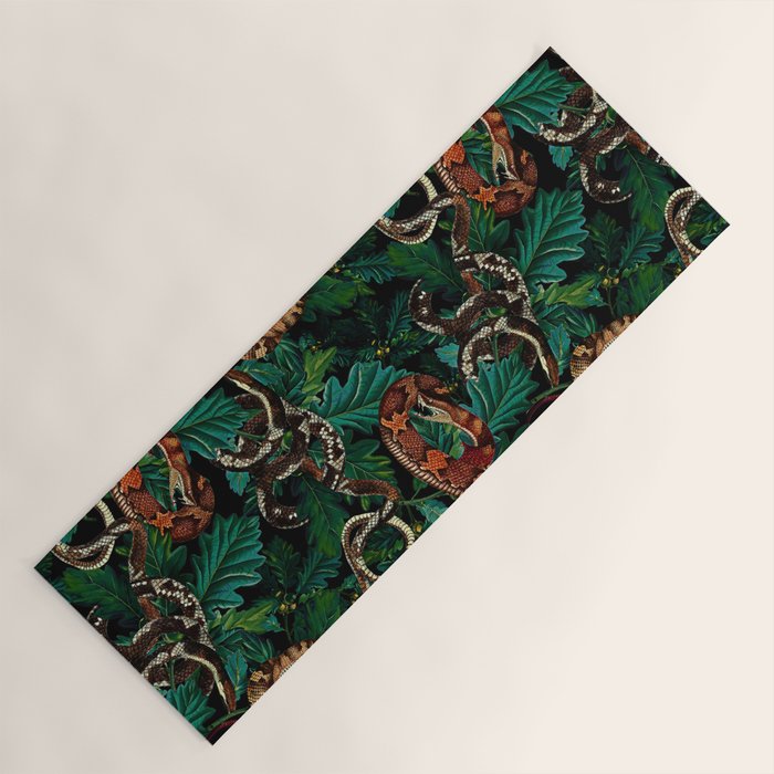 Dangers in the forest Yoga Mat Gallery Image 1