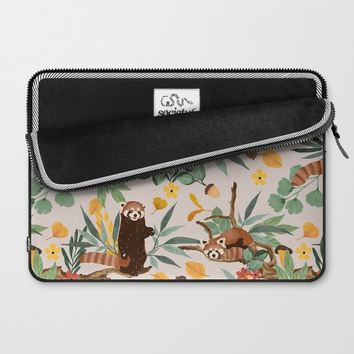 RED PANDAS IN WILD NATURE 10 Laptop Sleeve Gallery Image 2