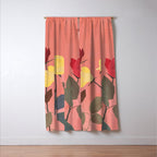Red and Yellow Roses Window Curtain Gallery Image 3