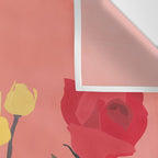 Red and Yellow Roses Wall Tapestry Gallery Image 3