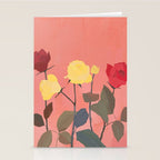 Red and Yellow Roses Stationery Card Gallery Image 2