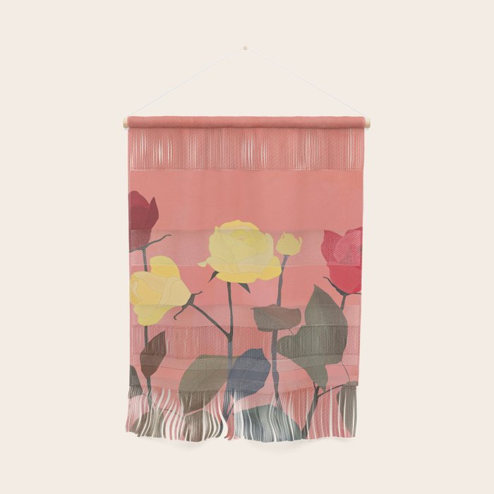 Red and Yellow Roses Wall Hanging Gallery Image 1