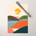 Cat Landscape 104 Wrapping Paper Gallery Image 1
