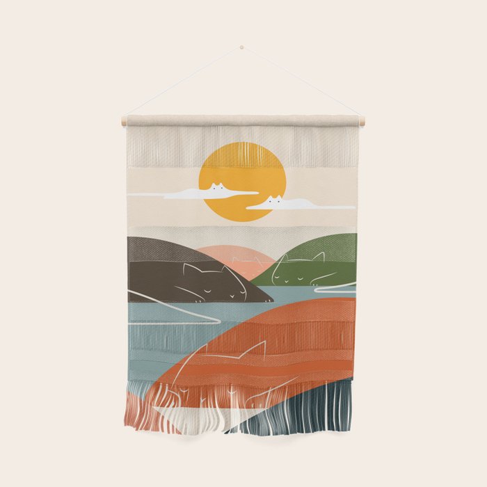Cat Landscape 104 Wall Hanging Gallery Image 1