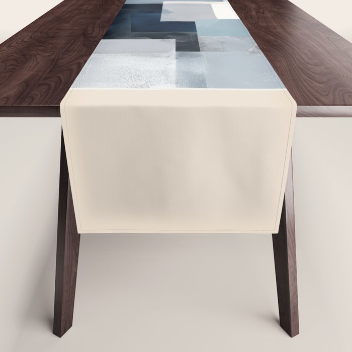 Soft Blue Forms I Table Runner Gallery Image 1