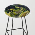Farm Haliburton oil on hardboard 1940 Franklin Carmichael Canadian artist Art Nouveau Post-Impressio Stool Gallery Image 2