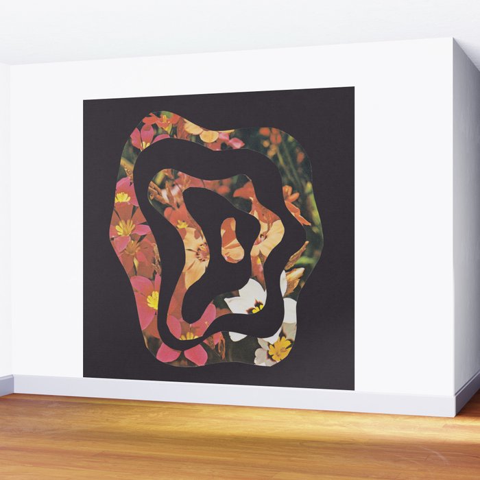 Contours of Blooms #2 Wall Mural Gallery Image 2