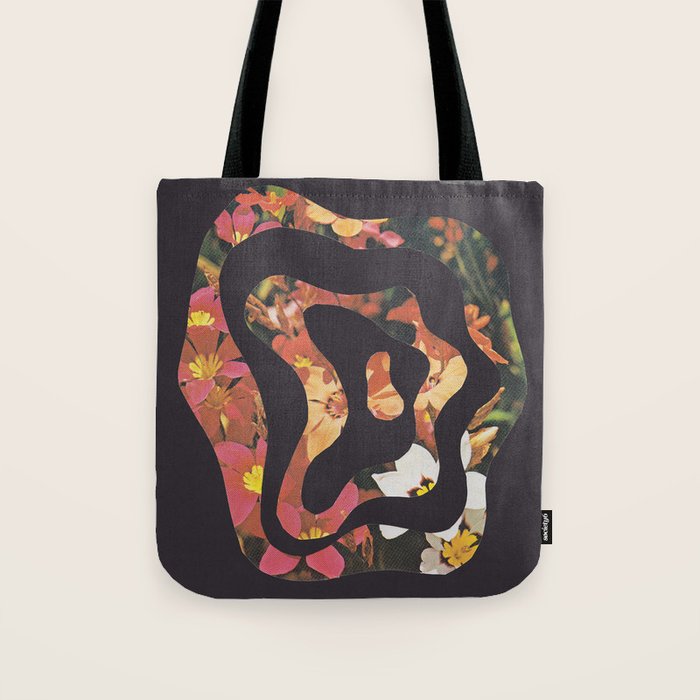 Contours of Blooms #2 Tote Bag Gallery Image 1