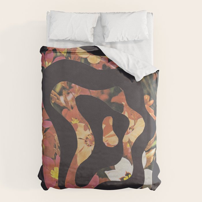 Contours of Blooms #2 Duvet Cover Gallery Image 6