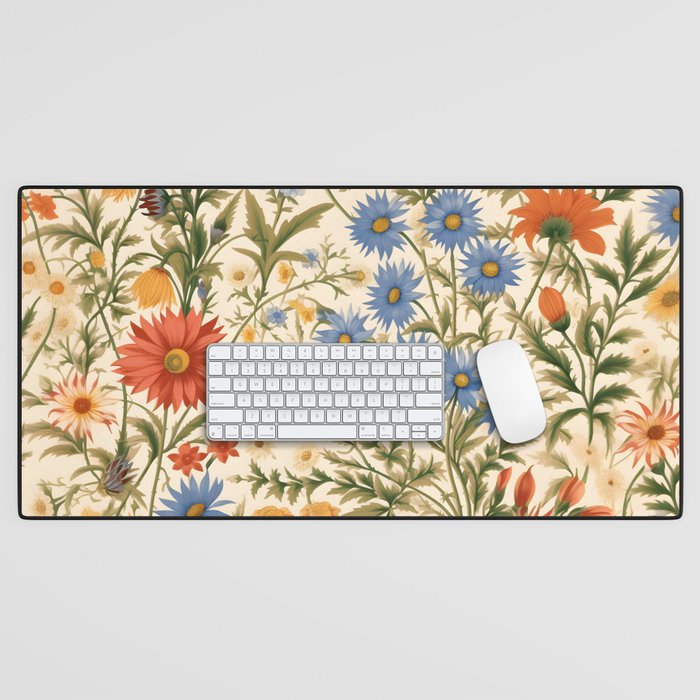 Countryside Bloom Arcane Floral Garden Desk Mat Gallery Image 1
