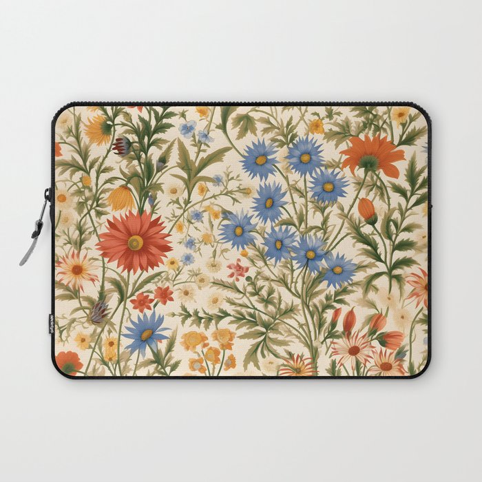 Countryside Bloom Arcane Floral Garden Laptop Sleeve Gallery Image 1