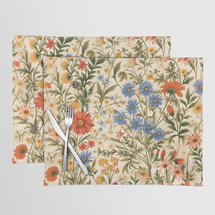 Countryside Bloom Arcane Floral Garden Placemat Gallery Image 1