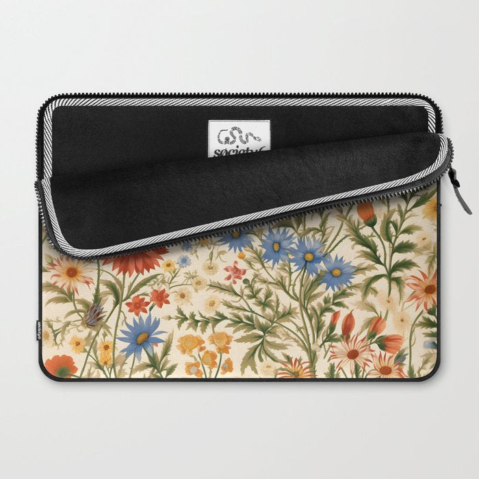 Countryside Bloom Arcane Floral Garden Laptop Sleeve Gallery Image 2