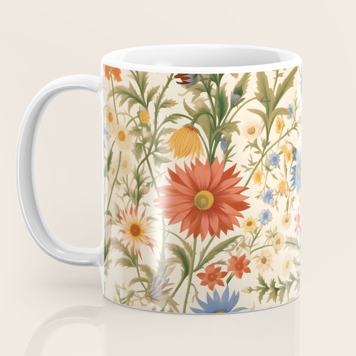 Countryside Bloom Arcane Floral Garden Coffee Mug Gallery Image 3