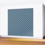 Polka Dot Blue and Brown Classic Pattern Wall Mural Gallery Image 2