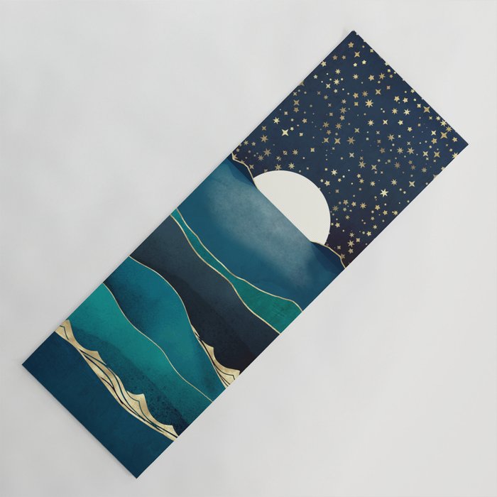 Moonlit Stars Yoga Mat Gallery Image 1