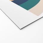 Triple Rainbow in Green Welcome Mat Gallery Image 2