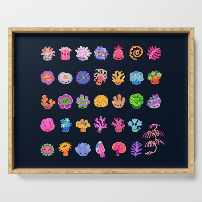 Coral (Anthozoa) Serving Tray Gallery Image 1