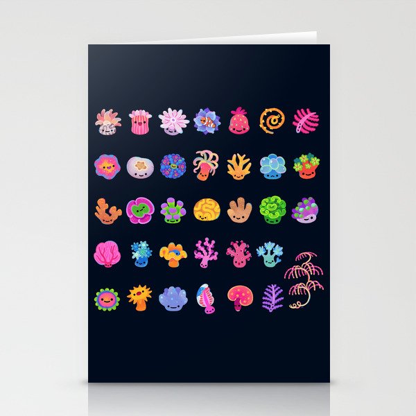 Coral (Anthozoa) Stationery Card Gallery Image 1