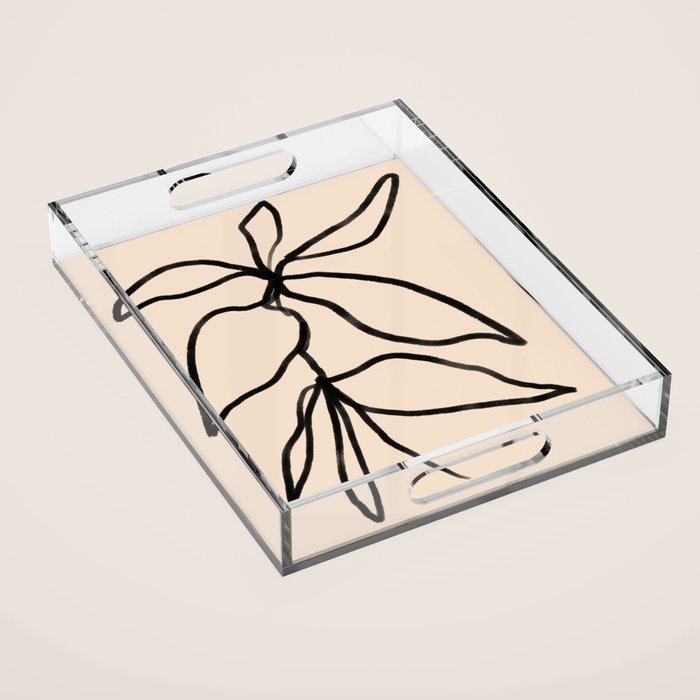 Elegant Sprigs - Curated Collection Acrylic Tray Gallery Image 1