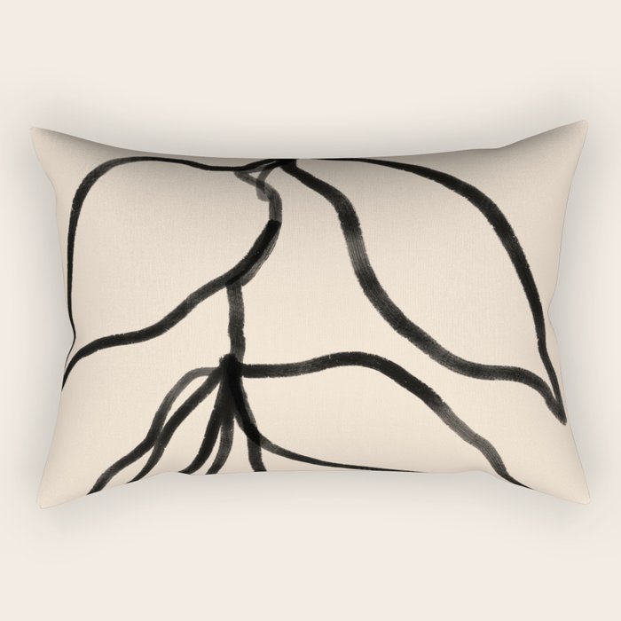 Elegant Sprigs - Curated Collection Rectangular Pillow Gallery Image 2