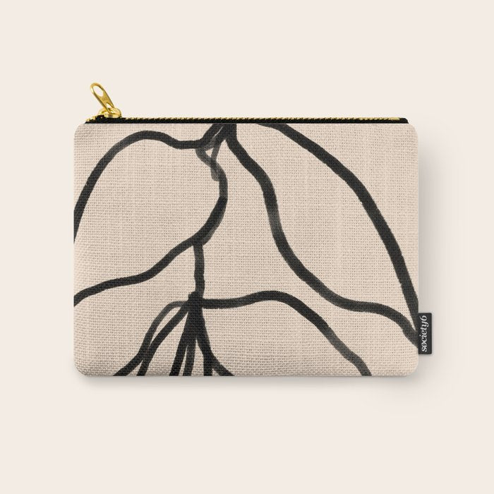 Elegant Sprigs - Curated Collection Carry All Pouch Gallery Image 1