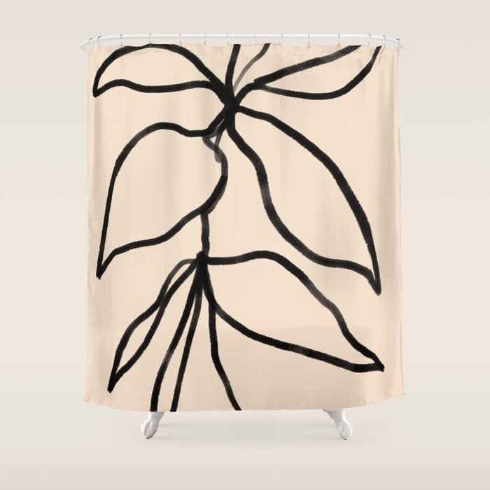 Elegant Sprigs - Curated Collection Shower Curtain Gallery Image 1