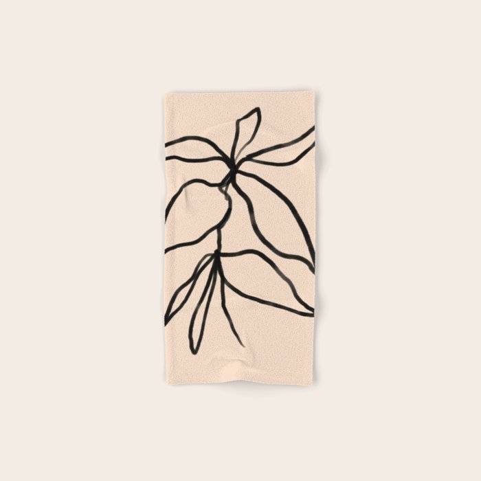 Elegant Sprigs - Curated Collection Bath Towel Gallery Image 1