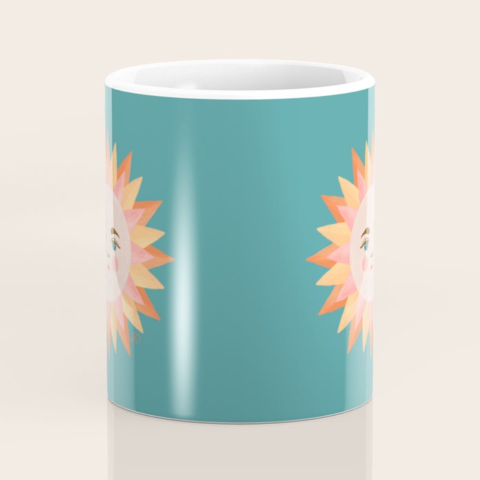 Smiling Sunny Day at the Beach Coffee Mug Gallery Image 4