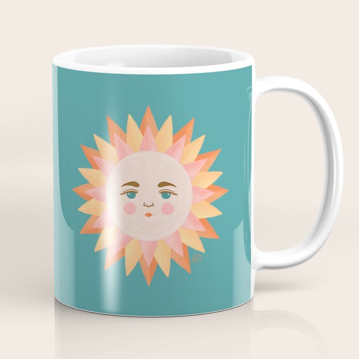 Smiling Sunny Day at the Beach Coffee Mug Gallery Image 1
