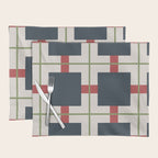 Classic Holiday Plaid Pattern Placemat Gallery Image 1