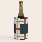 Classic Holiday Plaid Pattern Wine Chiller Gallery Image 2