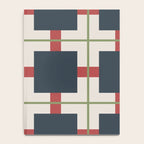 Classic Holiday Plaid Pattern Notebook Gallery Image 4