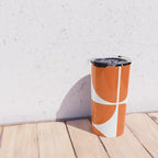 Mid Century Modern Orange Square Travel Mug Gallery Image 4
