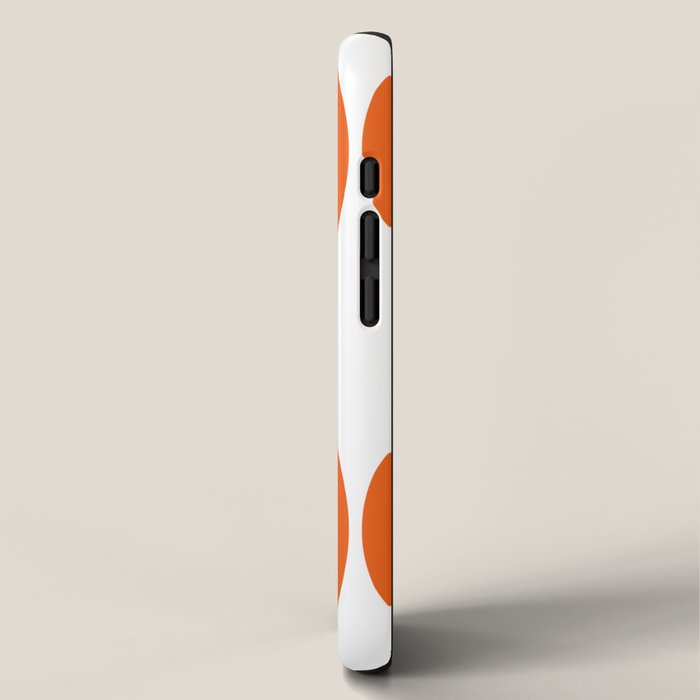 Mid Century Modern Orange Square iPhone Case Gallery Image 2
