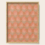Little Rainbows - terracotta and caramel  Serving Tray Gallery Image 1