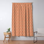 Little Rainbows - terracotta and caramel  Window Curtain Gallery Image 5